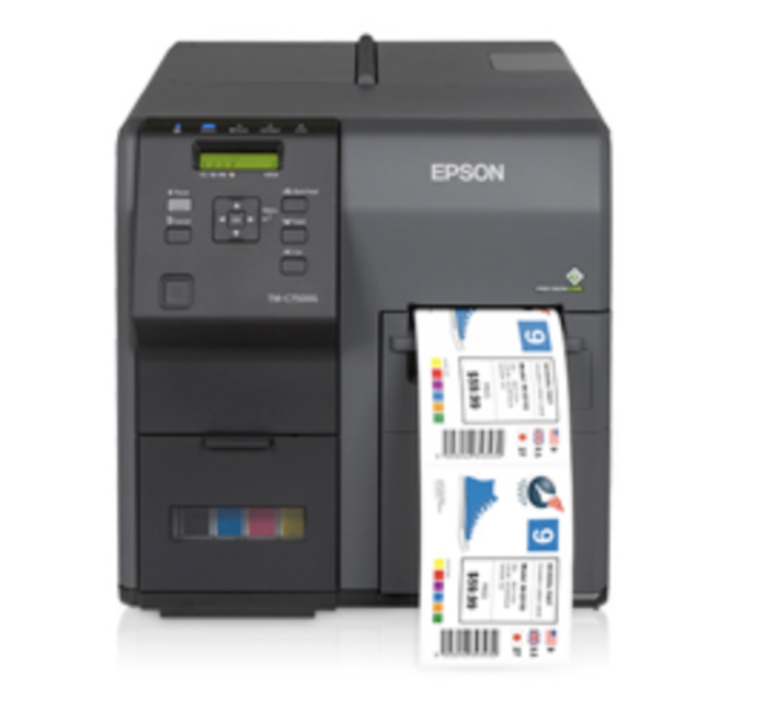 Epson 4‑Color Industrial Label Printer TM-C7500G