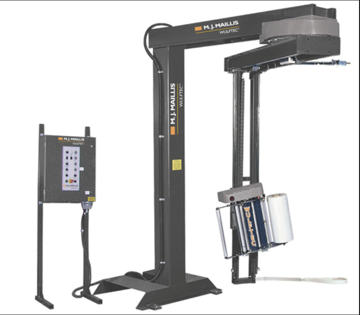 Wulftec Semi-Automatic Rotary Arm Stretch Wrapper WRT-150