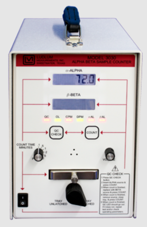 Ludlum Measurements Alpha-Beta Sample Counter 3030E-2