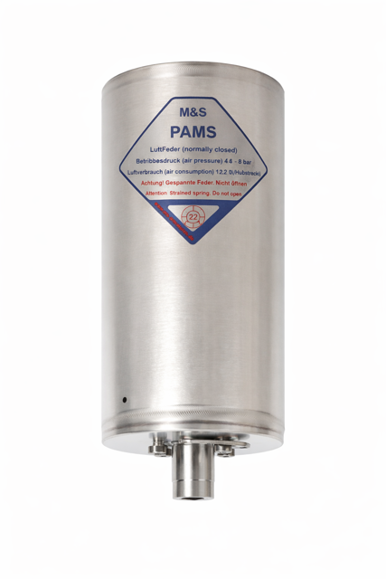 M&S Armaturen Pneumatic Actuator PAMS2 NC