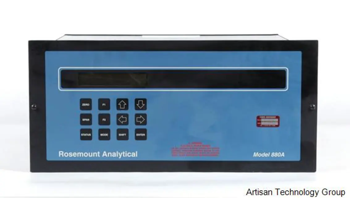 Emerson NONDISPERSIVE INFRARED  ANALYZER 880A