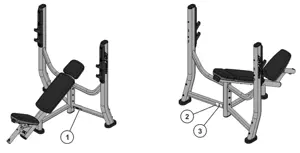 Life Fitness Olympic Incline Bench LBR-OI