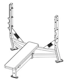 Life Fitness Flat Bench O-FB