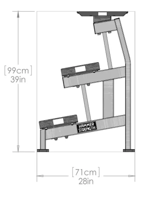 Life Fitness Dumbbell Rack FW-XLD3