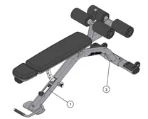 Life Fitness Decline Bench LBR-DB