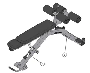 Life Fitness Decline Bench LBR-DB