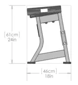 Life Fitness Dumbbell Rack FW-XLD1