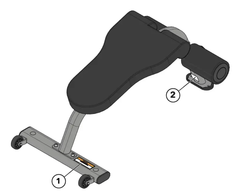 Life Fitness Ab Bench LBR-AB