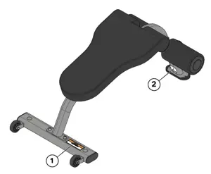 Life Fitness Ab Bench LBR-AB