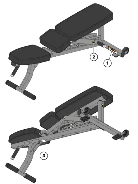 Life Fitness Adjustable Bench LBR-AD
