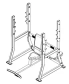 Life Fitness Military Bench O-MB