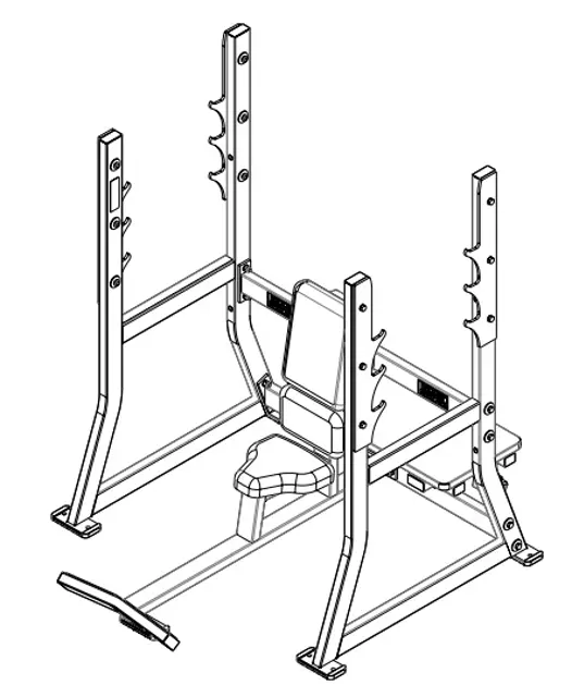 Life Fitness Military Bench O-MB