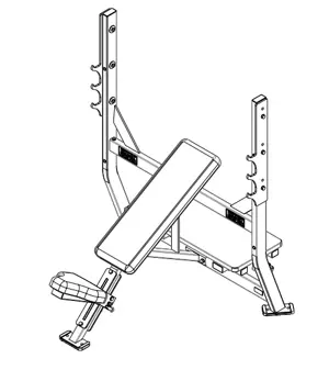 Life Fitness Incline Bench O-IB