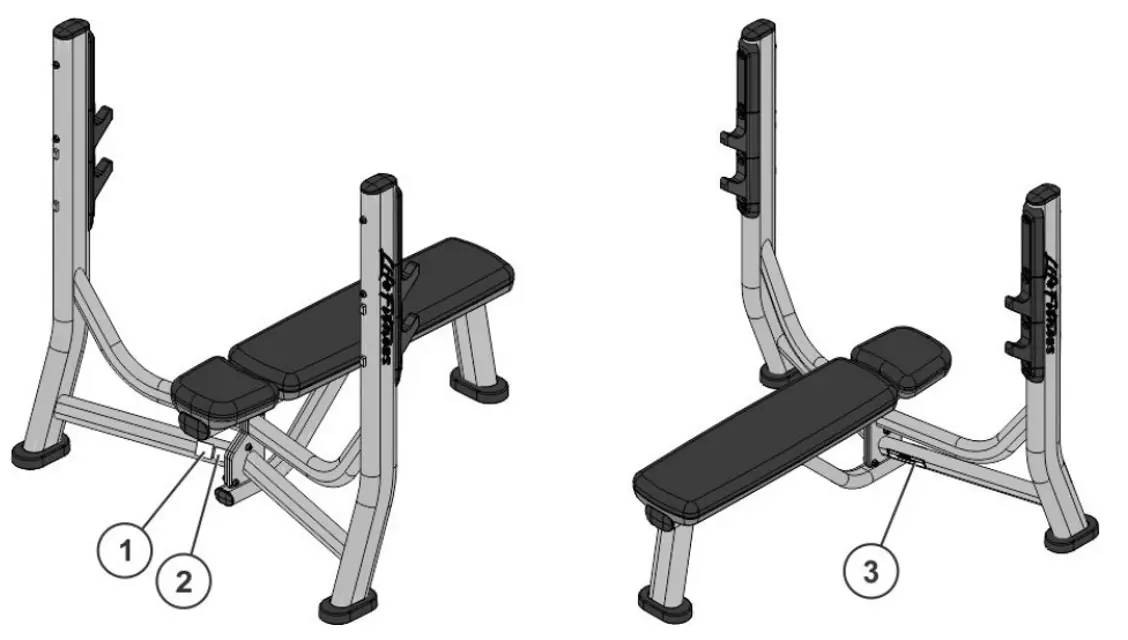 Life Fitness Olympic Flat Bench LBR-OF