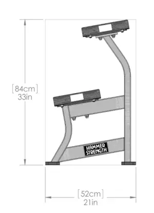 Life Fitness Dumbbell Rack FW-D2
