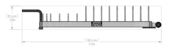 Life Fitness Bumper Plate Storage FW-BPL