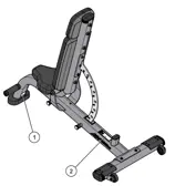 Life Fitness Multi-Adjustable Bench LBR-MA