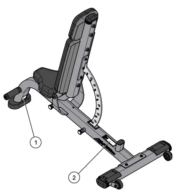 Life Fitness Multi-Adjustable Bench LBR-MA