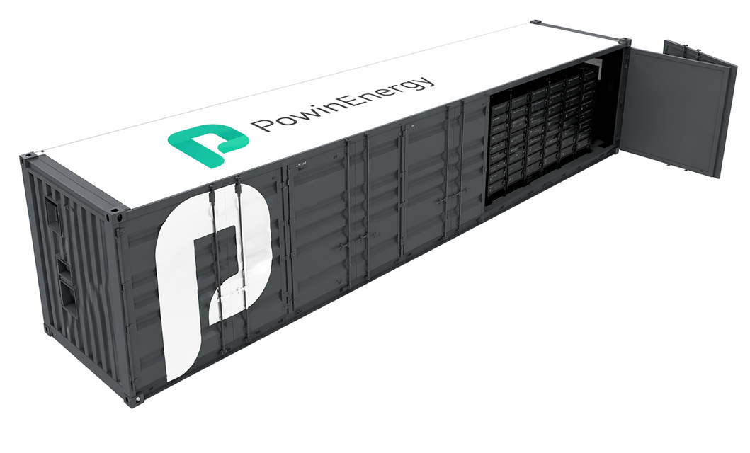 Powin Energy Battery Energy Storage Container 53-Foot Enclosure