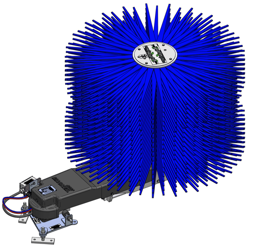 MacNeil Wash Systems Side Brush RS-400
