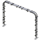 MacNeil Wash Systems Rinse Arch With Manifolds RW-111 & RW-113