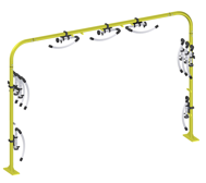 MacNeil Wash Systems Banana Foamer Set Square Post Mount 46-140-00-MP