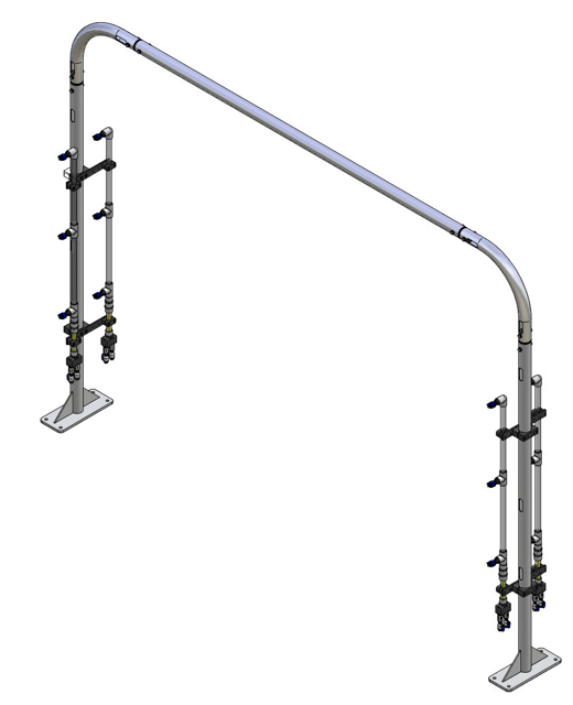 MacNeil Wash Systems Rain Arch K-Style Pre-Soak RW-111