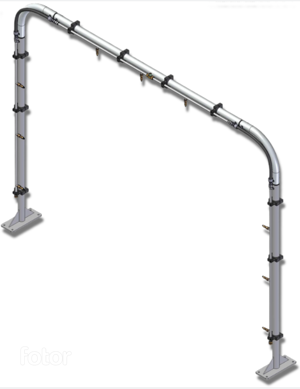 MacNeil Wash Systems High Pressure Arch Full with V-Jet Nozzles 46-803-00