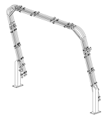 MacNeil Wash Systems Rinse Arch-Triple RW-110-3