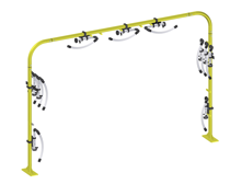 MacNeil Wash Systems Banana Triple Foamer Set 46-340-99-MP