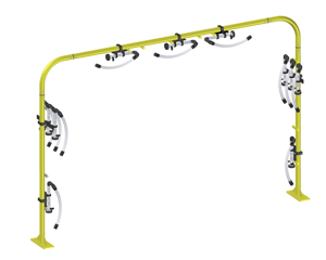MacNeil Wash Systems Banana Triple Foamer Set 46-340-99-MP