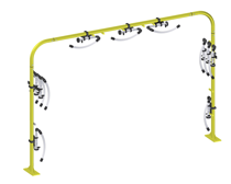 MacNeil Wash Systems Banana Foamer Overhead Square Tube 46-740-00-MP