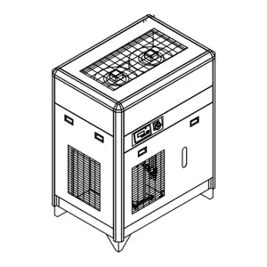 SULLAIR Refrigerated Cycling Compressed Air Dryer RC-2400-460-3-60-W