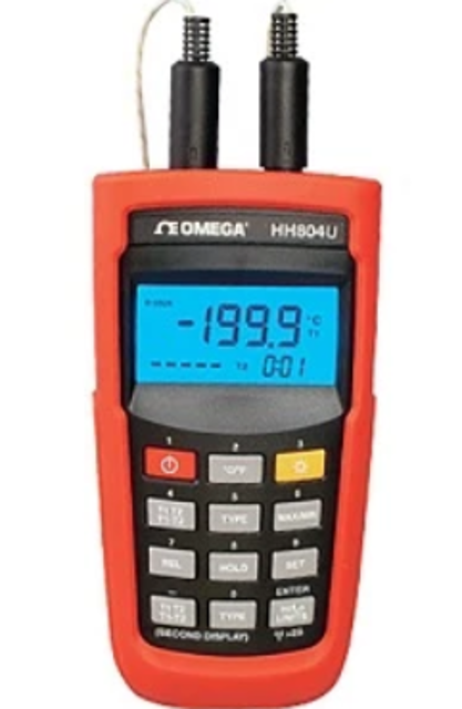 OMEGA Engineering Digital Thermometer HH804U