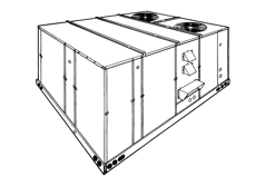 York GAS / ELECTRIC SINGLE PACKAGE AIR CONDITIONERS D2CG240