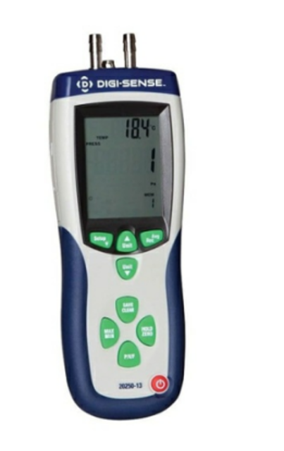 Cole-Parmer Instrument Company Pressure and Flow Meter 20250-13
