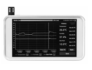 Cole-Parmer Instrument Company Temperature/RH Touch-Screen Monitor 20250-40