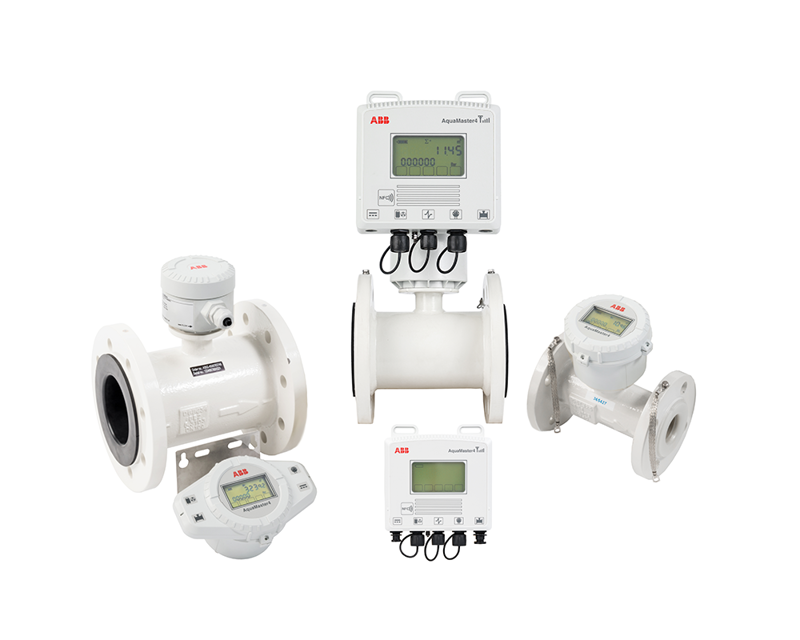 ABB Electromagnetic Flowmeter Transmitter AquaMaster4