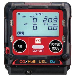 RKI Instruments Portable Gas Monitor GX-3R