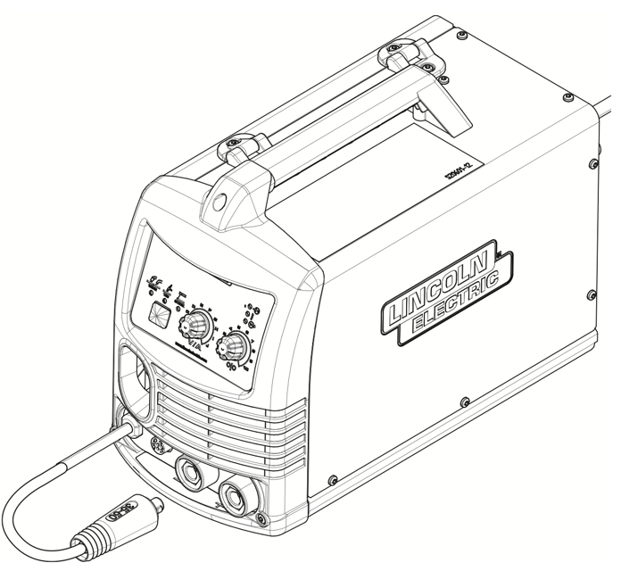 Lincoln Electric Multiprocess Wire Feeder Welder 180i MP