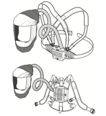 Lincoln Electric Air Purifying Respirator OMNISHIELD XC POWERED