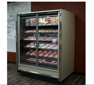 Hillphoenix Reach-In Door Merchandiser OHRM4'