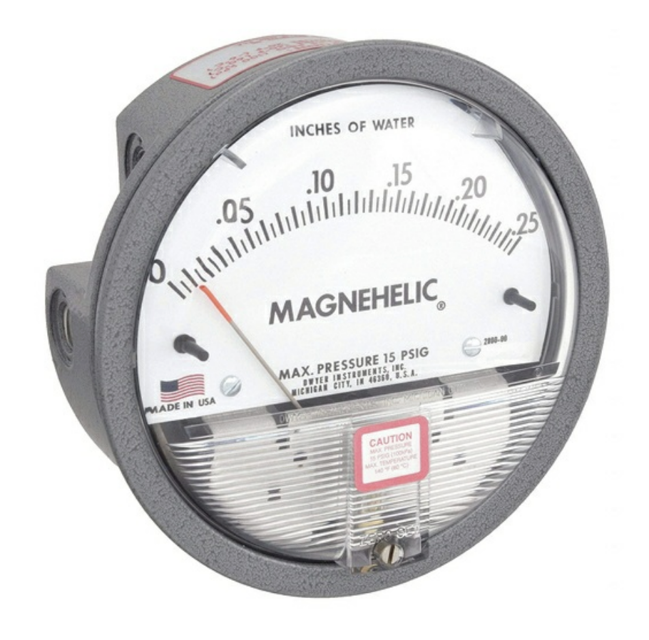Dwyer Differential Pressure Gage Magnehelic 2012