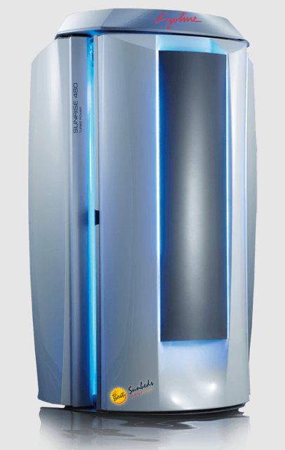 Ergoline Vertical Stand-Up Tanning Booth Sunrise 480
