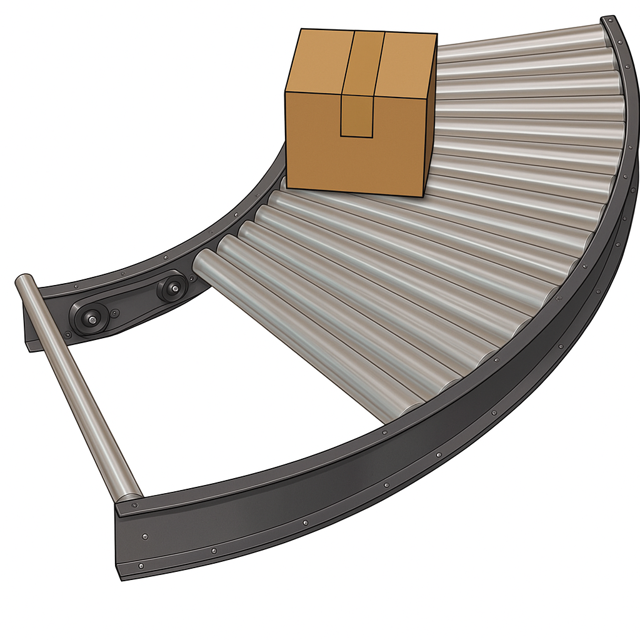 Honeywell Conveyor V-Belt Live Roller Conveyor