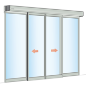 ASSA ABLOY Entrance Systems Sliding Door Operator UniSlide