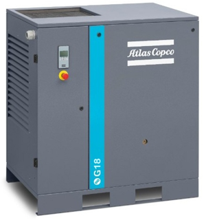 Atlas Copco Oil-injected Rotary Screw Compressor G18P A 10.5 FM OP