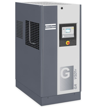 Atlas Copco Oil-Injected Rotary Screw Compressor GA22VSD+