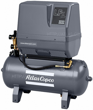 Atlas Copco Oil-Free Air Piston Compressor LFx 0.7