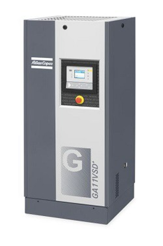 Atlas Copco Oil-Injected Rotary Screw Compressor GA15VSD+